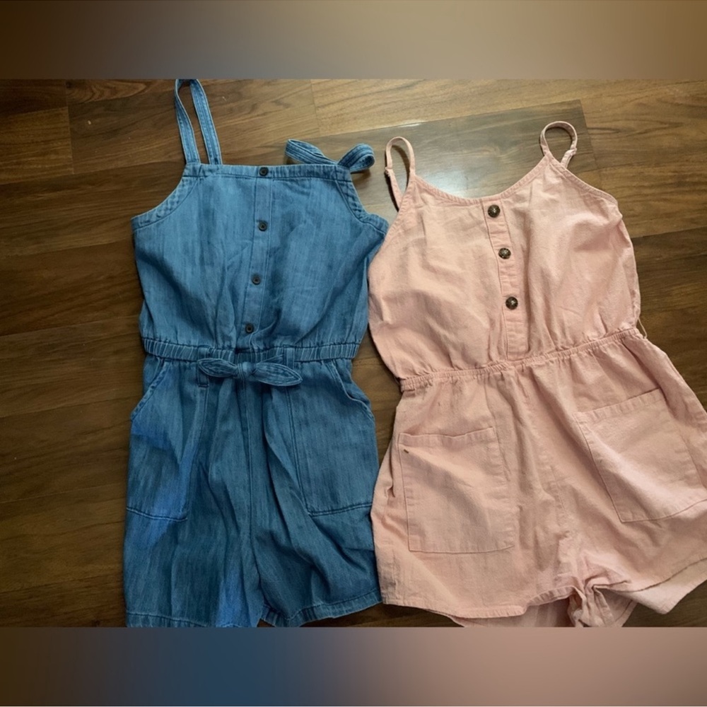 Old Navy Blue and Pink Bodysuit One Piece
